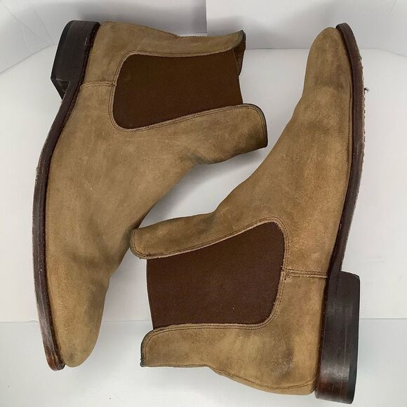 Thursday Cavalier Brown Suede Slip On Men’s Chelsea Boots Sz 12 Southwestern main image 6